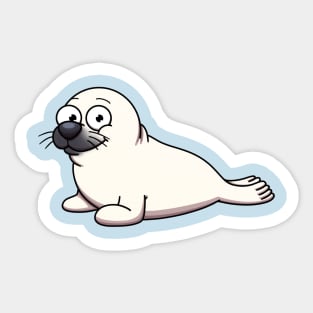 Cute Harp Seal Sticker